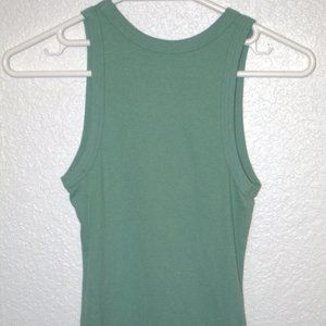 A New Day Tank Top in a bright sage green size Medium